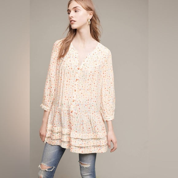 Maeve Tops - EUC - Maeve Paccia Buttondown Tunic - Size M